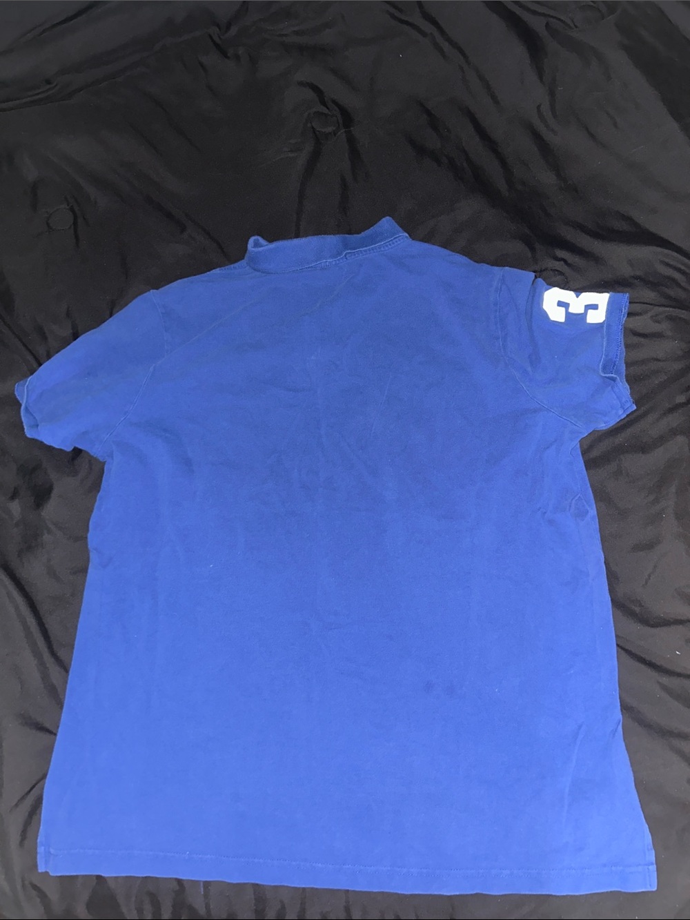 U.S. Polo Assn. Bright Blue Short-Sleeve Polo with White Logo - Picture 2 of 2